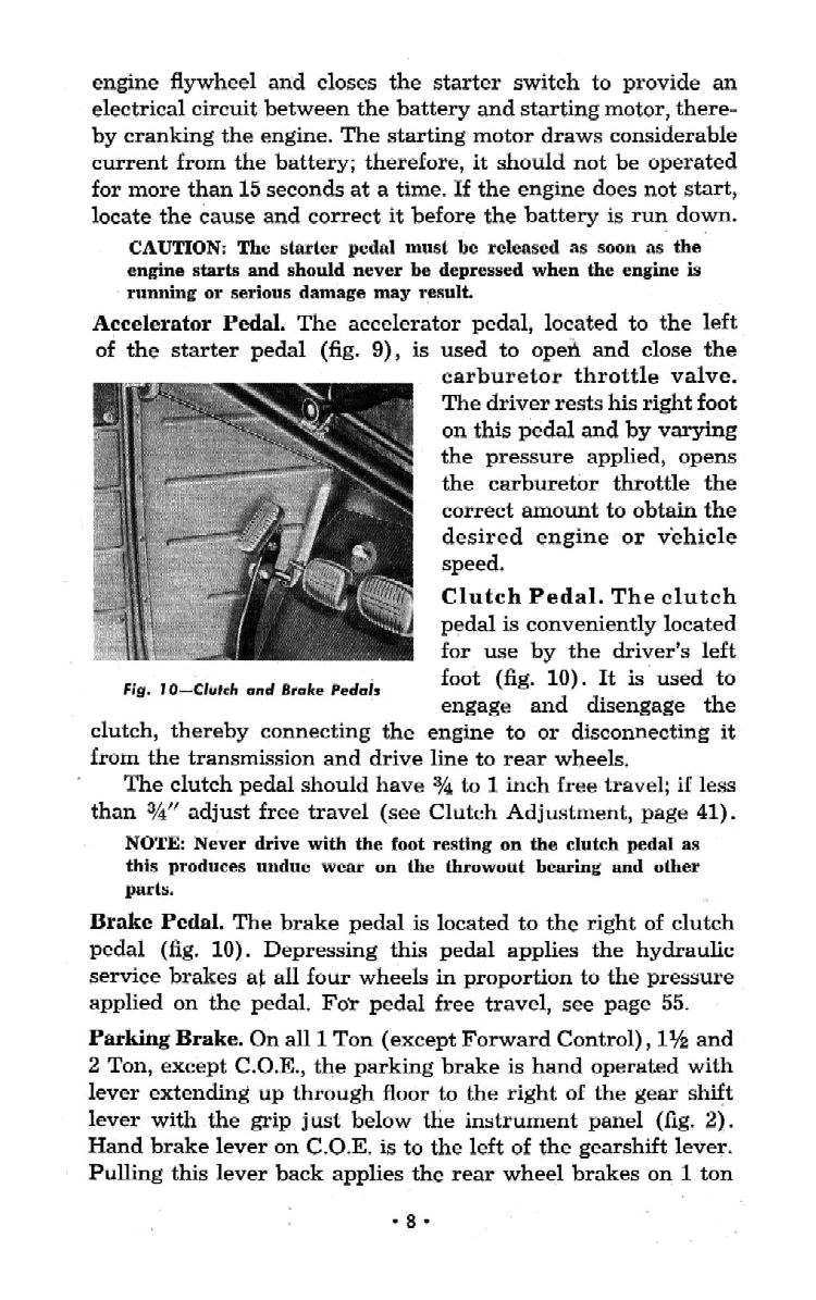 1951 Chevrolet Trucks Operators Manual Page 64